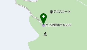 水上高原ゴルフコースの地図画像