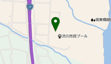 渋川市民プールの地図画像