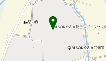 ALSOKぐんまふれあいグラウンドの地図画像