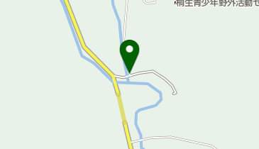 桐生川源流林の地図画像