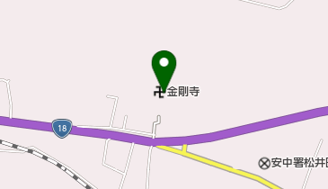 金剛寺の地図画像