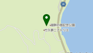 湖畔の宿記念公園の地図画像