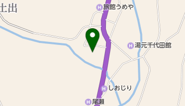 温泉民宿さつき荘の地図画像