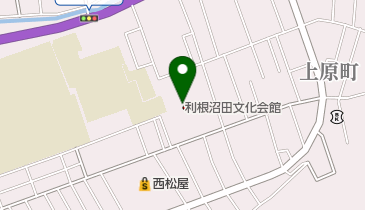 利根沼田文化会館の地図画像