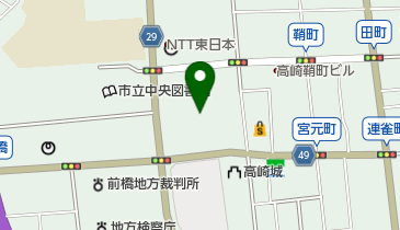 高崎まつりの地図画像