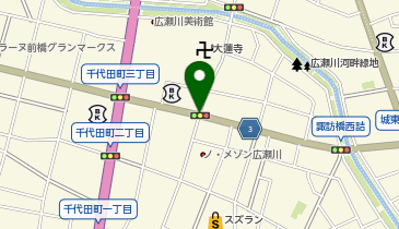 前橋七夕まつりの地図画像