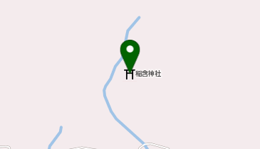 稲含神社の御筒粥神事の地図画像