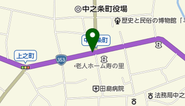 中之条鳥追祭の地図画像