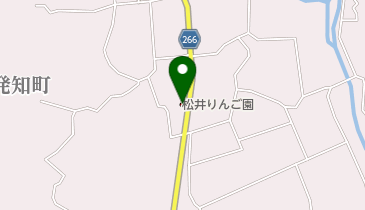 松井りんご園の地図画像