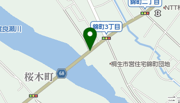 一般県道桐生足利藤岡自転車道線の地図画像