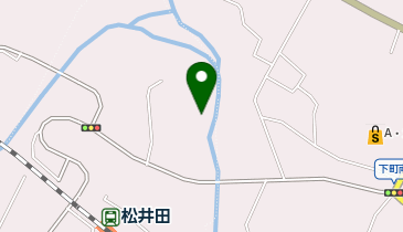 碓氷川中瀬橋付近の地図画像