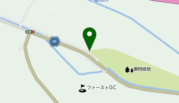 高崎市営乗附緑地内釣り池の地図画像