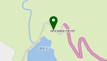 野反湖の地図画像