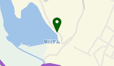 早川貯水池の地図画像