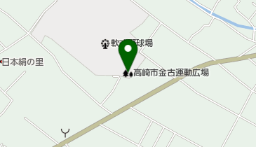高崎市金古運動広場の地図画像