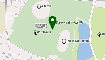 伊勢崎市華蔵寺公園運動施設の地図画像