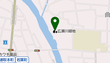 広瀬川緑地の地図画像