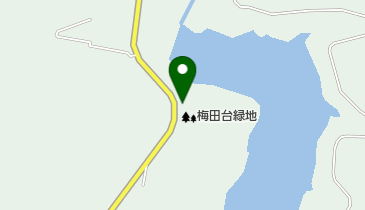 梅田台緑地の地図画像
