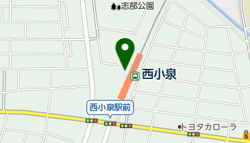 いずみ緑道の地図画像