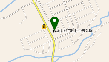金井住宅団地中央公園の地図画像