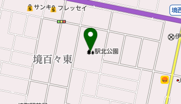 駅北公園の地図画像