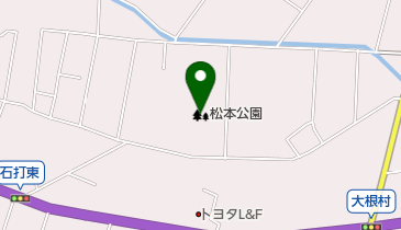 松本公園の地図画像