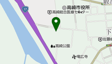 高崎公園の地図画像