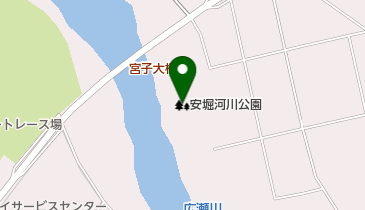 安堀河川公園の地図画像