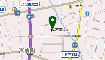 宮前公園の地図画像