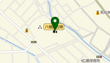 八幡山公園の地図画像