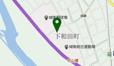 城南運動公園の地図画像