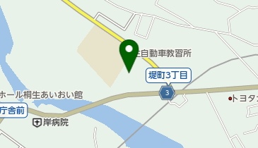 桐生プリオパレスの地図画像