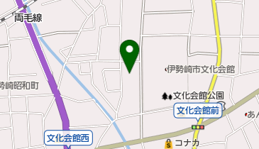 伊勢崎プリオパレスの地図画像