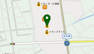 3COINS+plusイオンモール高崎店の地図画像