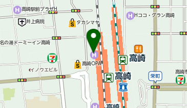 3COINS+plus高崎モントレー店の地図画像