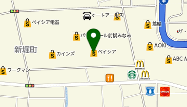 3COINS+plusベイシア前橋みなみモール店の地図画像