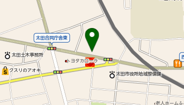 チョコザップ太田の地図画像