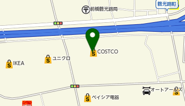 COSTCO前橋倉庫店の地図画像