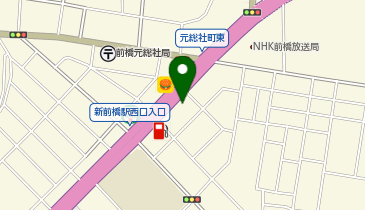 焼肉きんぐ前橋店の地図画像