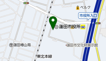 蓮田市役所の地図画像