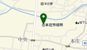 本庄市役所の地図画像