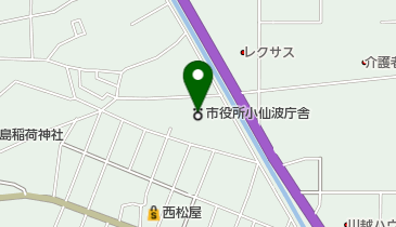 川越市役所小仙波庁舎の地図画像