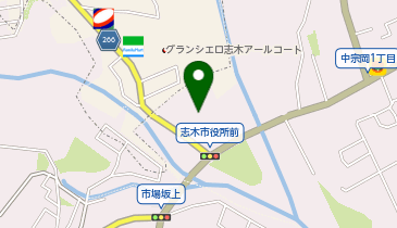 志木市役所の地図画像