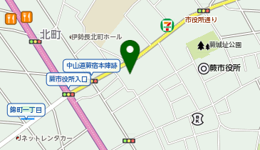 蕨市役所の地図画像