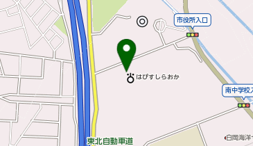 白岡市役所の地図画像