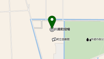 川島町役場の地図画像