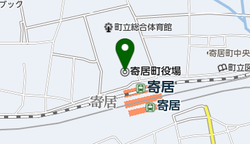 寄居町役場の地図画像