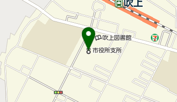 鴻巣市役所吹上支所の地図画像