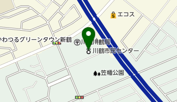 川越市川鶴市民センターの地図画像