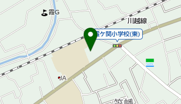 川越市霞ケ関市民センターの地図画像